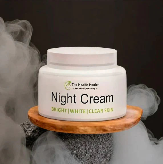 The Health Healer Night Cream for Bright, White & Clear Skin - For All Skin Types