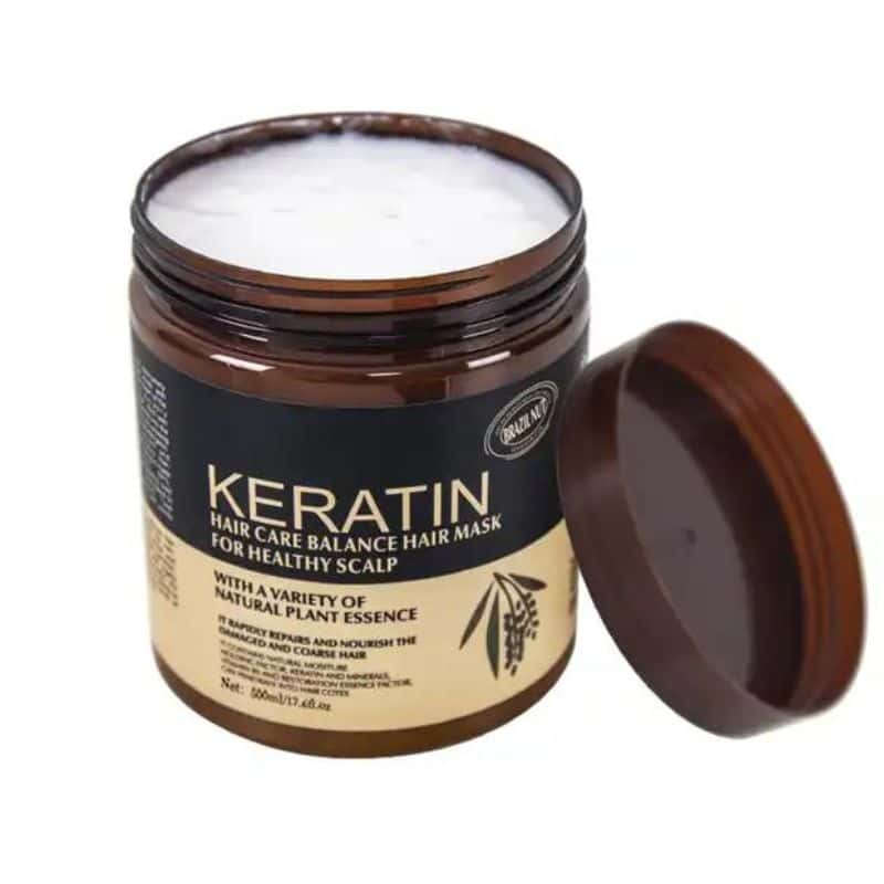 Keratin Hair Care Balance Hair Mask - Deep Conditioning & Frizz Control - 1000ml (35.2 fl.oz)