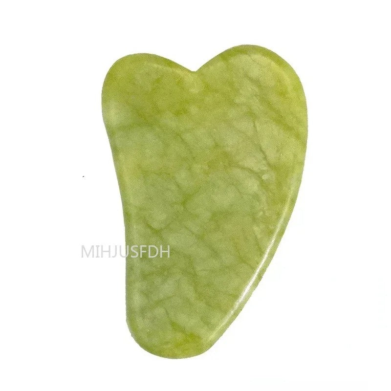Natural Jade Facial Roller &amp; Gua Sha Set – Face Massage Tool for Skin Lifting &amp; Relaxation