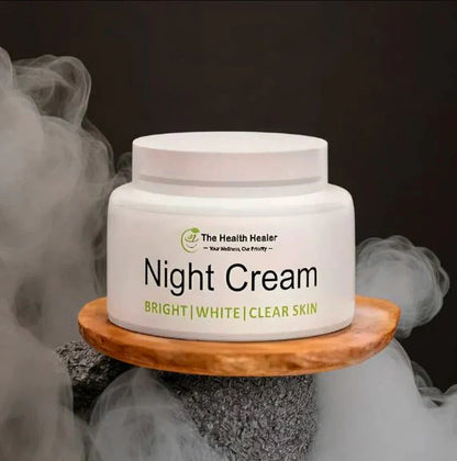 The Health Healer Night Cream for Bright, White & Clear Skin - For All Skin Types